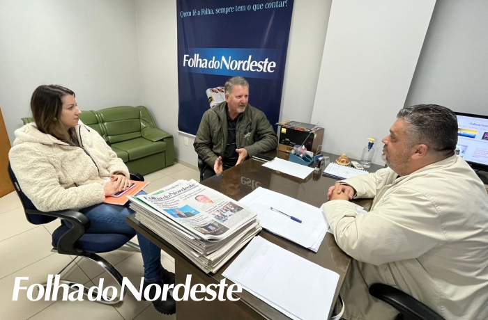 Pomatti visita redação da Folha