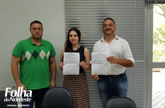 Gabriel visita SEDUC para solicitar andamento de projetos de obras em escolas estaduais do Município