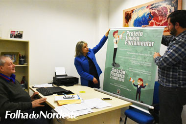Presidente Ranyeri e vereadora Márcia apresentam campanhas à Unopar