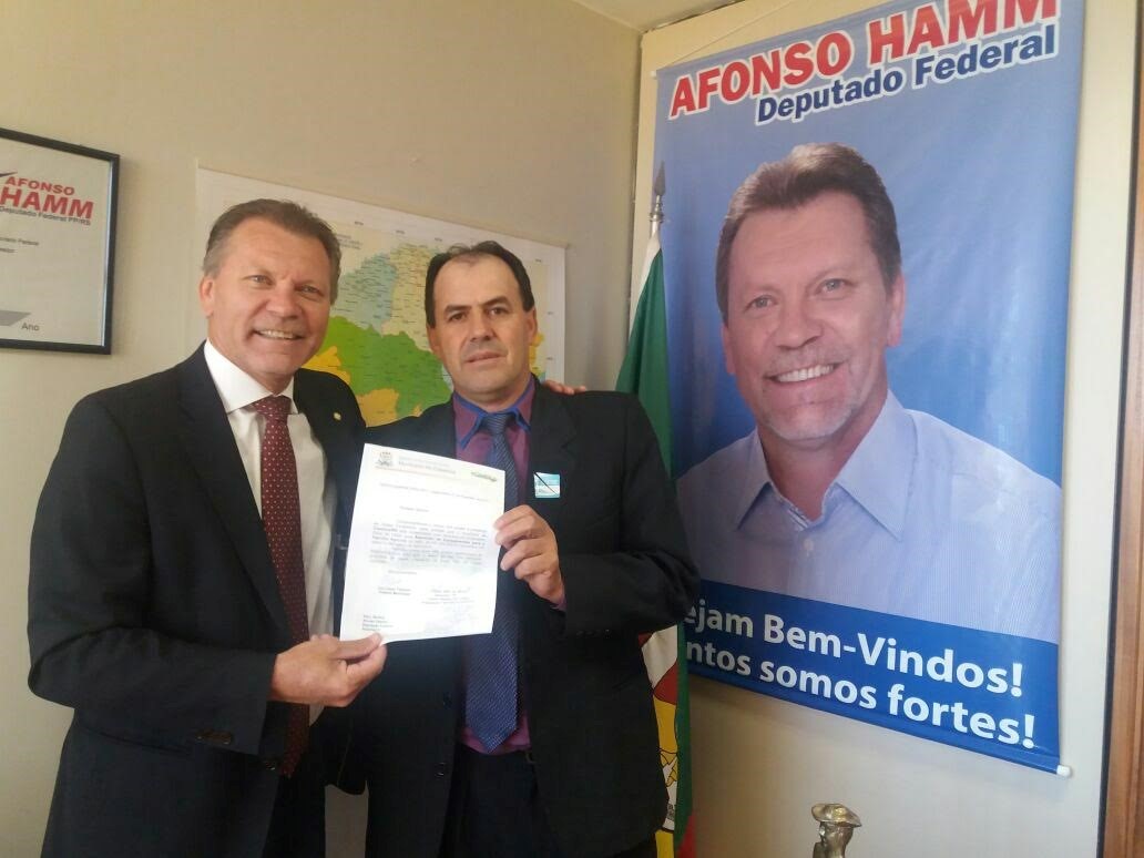 Caseiros receberá emenda parlamentar para agricultura
