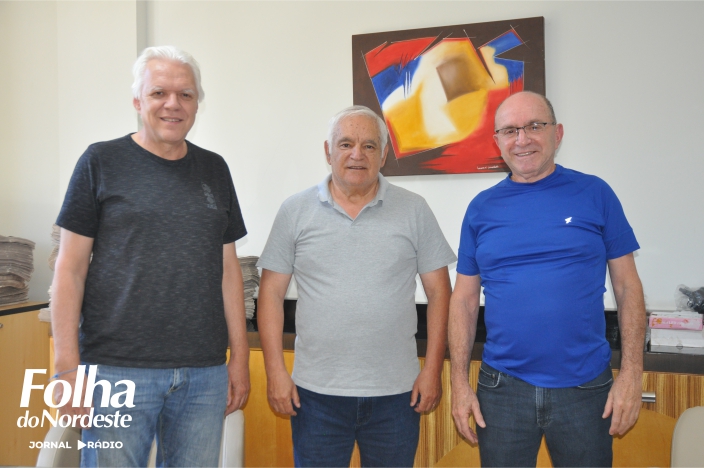 Lideranças do PDT e do PP visitam a Folha do Nordeste 