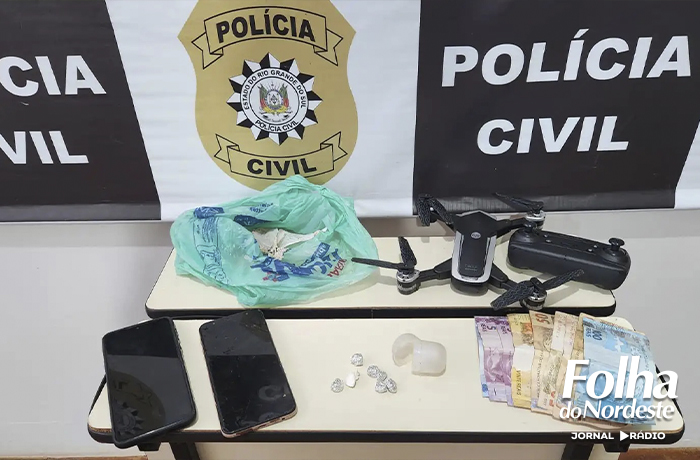 Polícia prende homem por tráfico de drogas durante operação em Barracão
