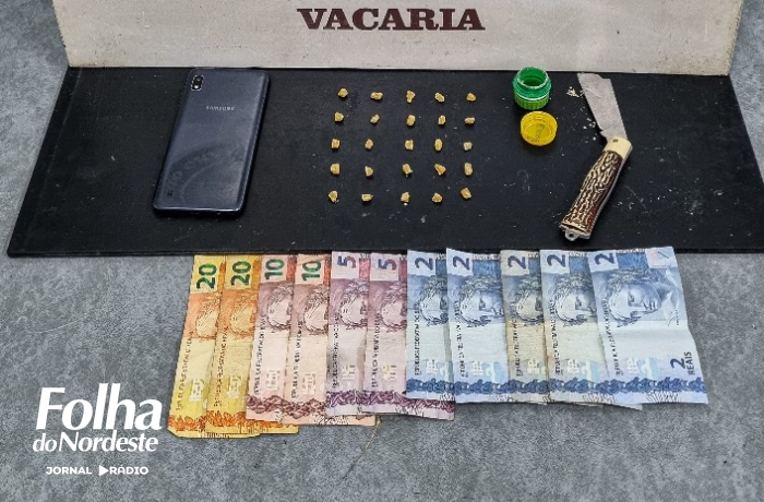 Brigada Militar prende homem por tráfico de drogas no bairro Monte Claro, em Vacaria