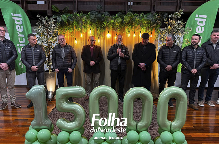 Sicredi Ibiraiaras RS/MG celebra marca de 15 mil associados em Nova Prata
