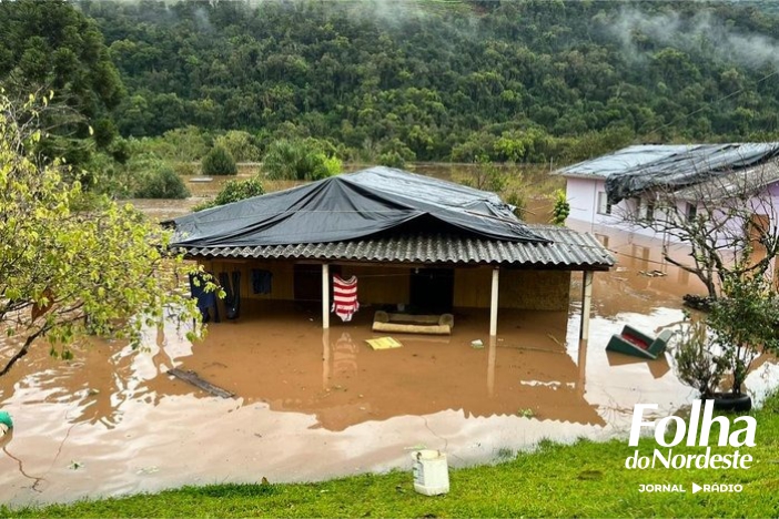 Depois do temporal, cidades da Serra contabilizam estragos e têm moradores ilhados