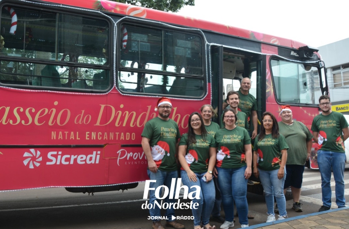 Passeio de Dindinho será realizado de 8 a 23 de dezembro dentro da programação do Natal Encantado
