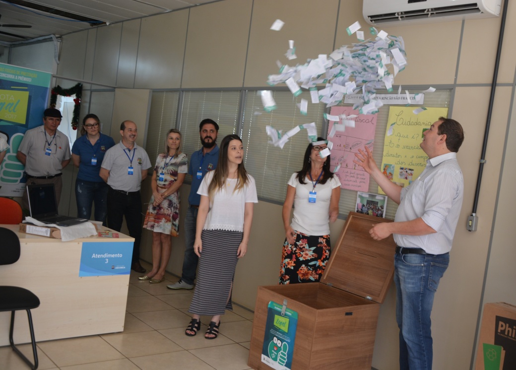 Secretaria da Fazenda realizou sorteio da Nota Legal de Natal em Lagoa Vermelha