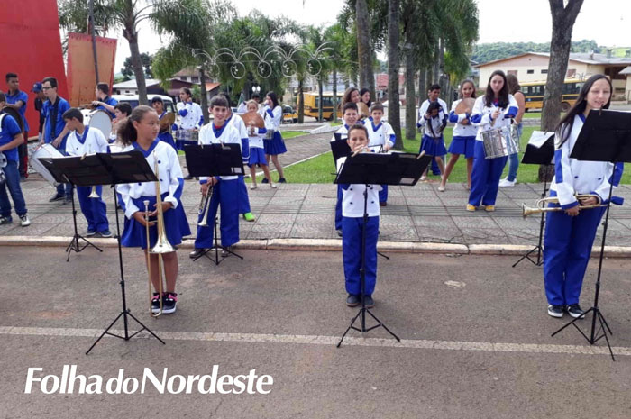 Banda Municipal representou Lagoa Vermelha em festival na cidade de Machadinho