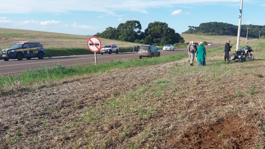 PRF atende acidente grave em Muitos Capões