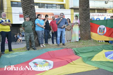 Movimento de apoio às entidades de segurança é realizado em Passo Fundo com a presença de Santini