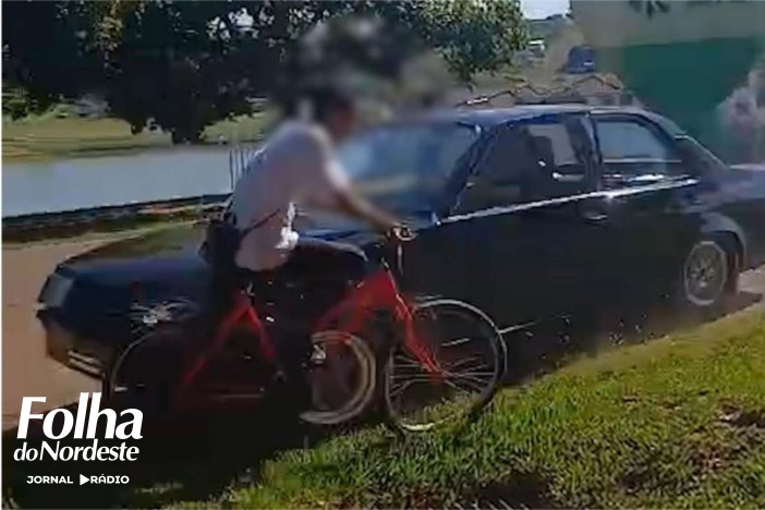 Mulher atropelada em arrancadão em Machadinho tem perna amputada