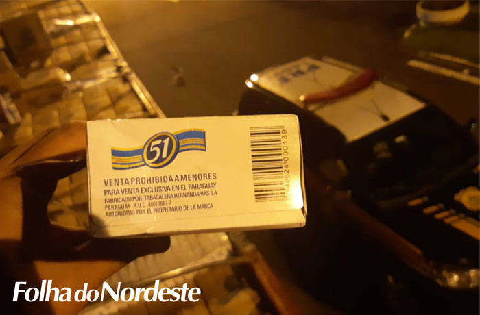 Carga de cigarros avaliada em R$ 2,5 milhões é apreendida pela polícia