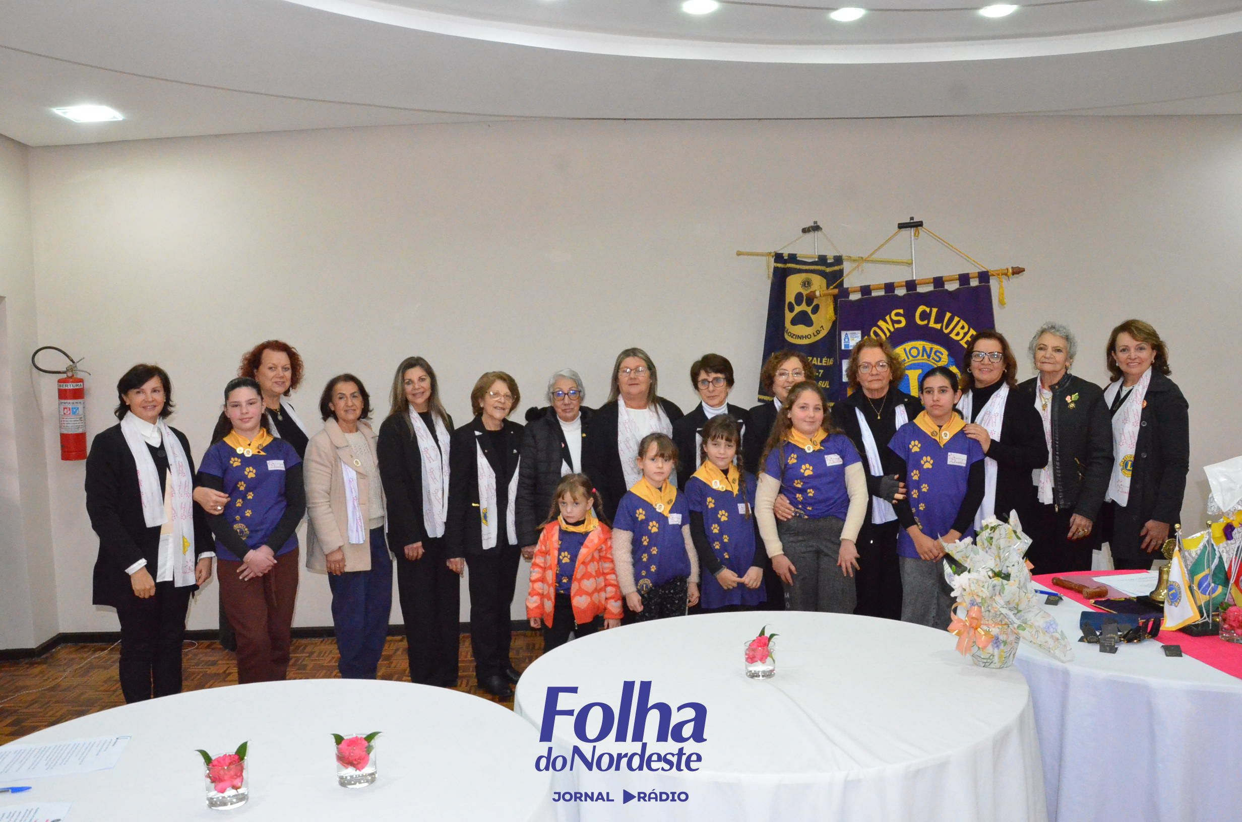 Nova diretoria do Lions Clube Lagoa Vermelha Azaleias é empossada durante Assembleia Festiva