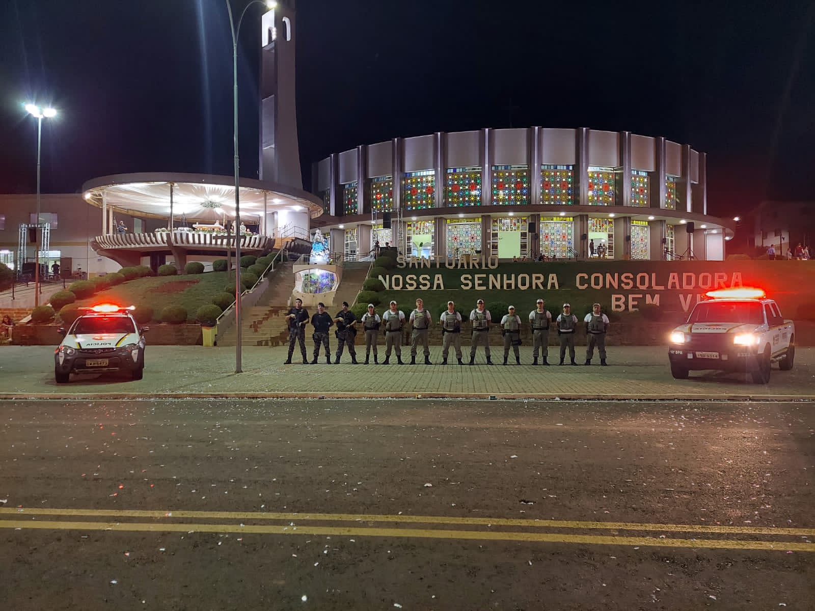 Ibiaçá: Brigada Militar realiza policiamento na 70ª Romaria Diocesana