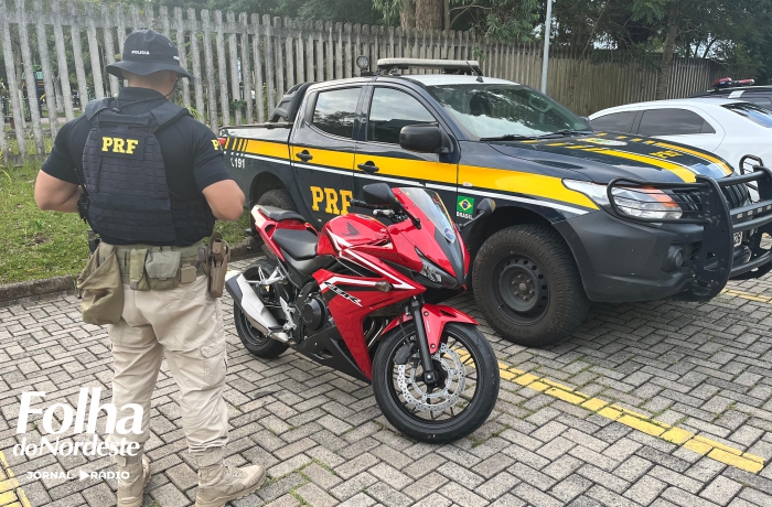 PRF recupera moto adquirida através do golpe do envelope falso em Caxias do Sul