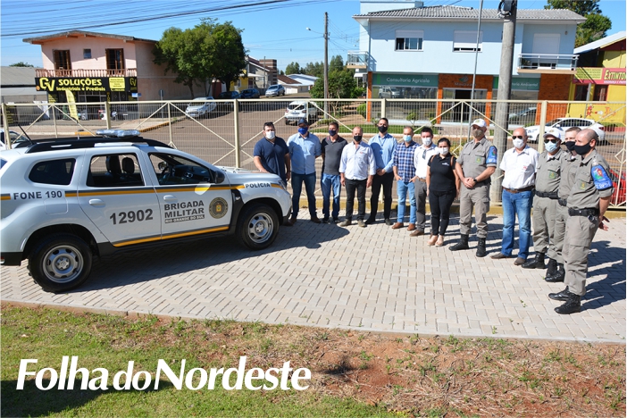 Brigada Militar de Lagoa Vermelha recebe viatura através do ICMS de empresas locais