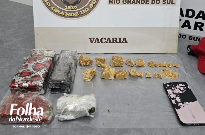 Brigada Militar intensifica combate ao tráfico de drogas e apreende quase 4 quilos de maconha