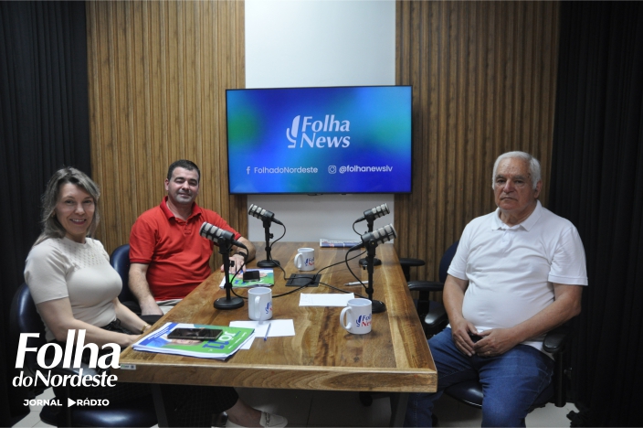 Joelice Canali e Alaor Ferreira participam de entrevista na Folha News 