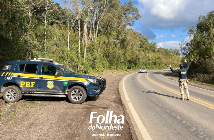 PRF prende homem foragido da Justiça na BR-285 em Passo Fundo