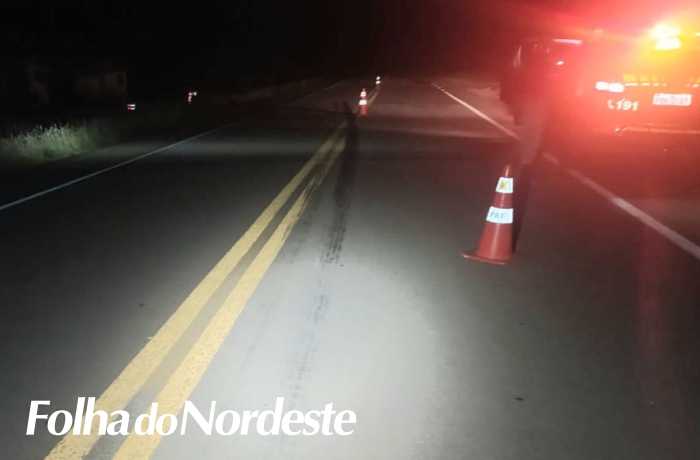PRF atende atropelamento com morte em Monte Alegre dos Campos