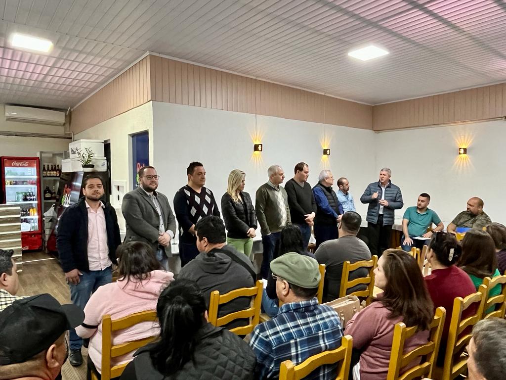 Vilson Covatti visita Lagoa Vermelha