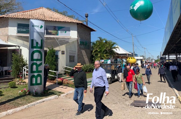 BRDE terá R$ 350 milhões para novos financiamentos durante a Expointer 2023