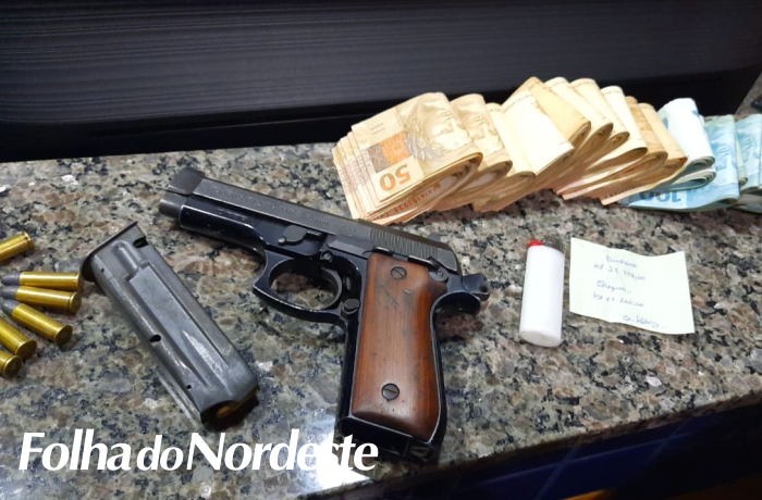 PRF intercepta assaltantes armados e recupera dinheiro roubado