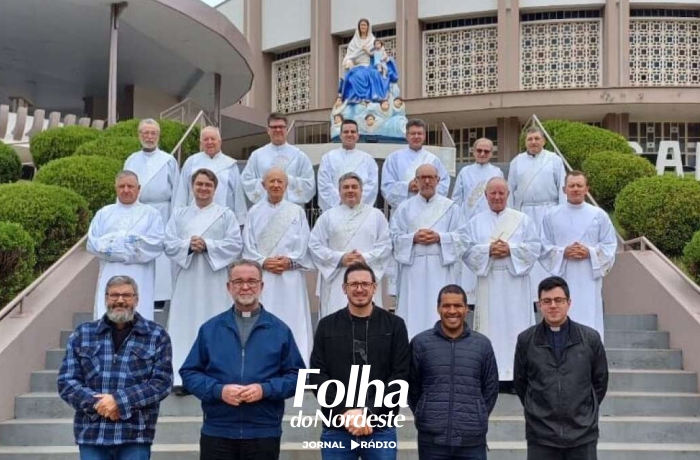 Diáconos permanentes da Diocese de Vacaria participaram de encontro de formação e espiritualidade em Ibiaçá