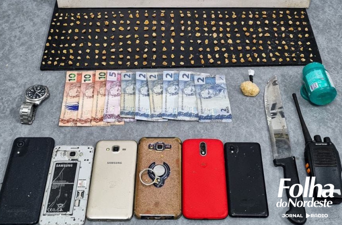 Dupla é presa por tráfico de drogas no bairro Jardim dos Pampas, em Vacaria