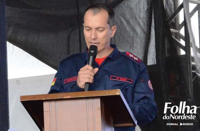 Tenente Alex Moreira destaca união e valores na formatura do Projeto Bombeiro Mirim 2025