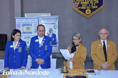 Governador do Distrito LD 7 do Lions visita Lagoa Vermelha