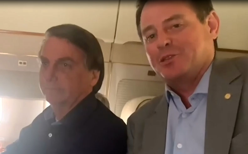 Presidente Bolsonaro e ministro Tarcísio abordam obras de conclusão da BR-285 e início do projeto de pavimentação da BR-470
