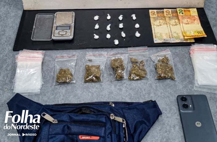 Adolescente é apreendido por tráfico de drogas em Vacaria
