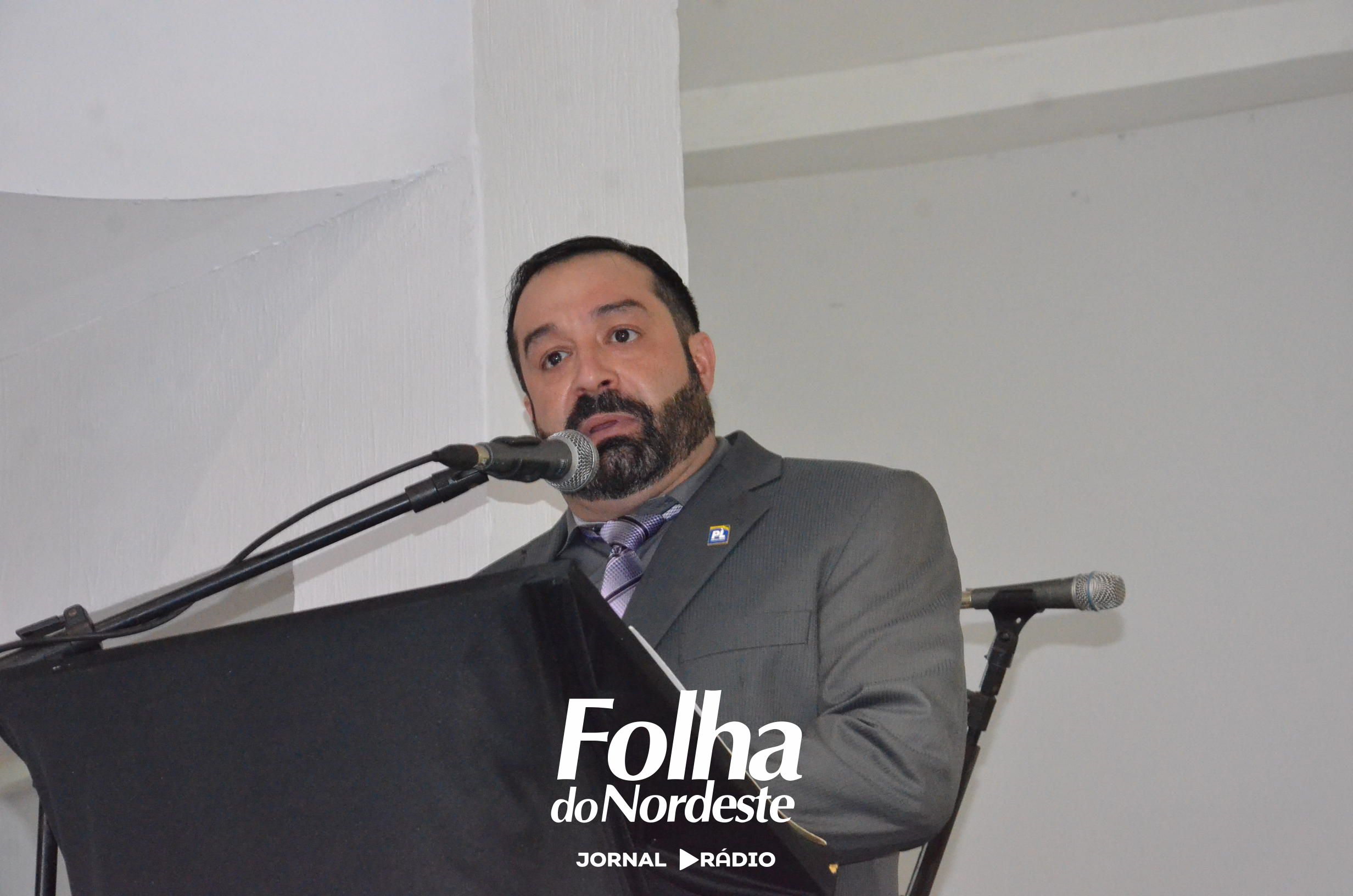 Vereador Márcio Marques, PL, destaca fortalecimento do partido e agradece apoio em sua manifestação de posse