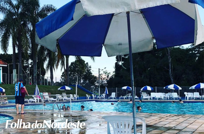 Calor intenso faz lotar piscinas de Clubes em Lagoa Vermelha