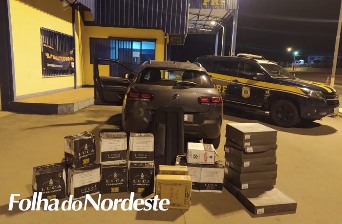 PRF apreende mais de 400 garrafas de bebidas importadas ilegalmente durante em operação no norte do estado
