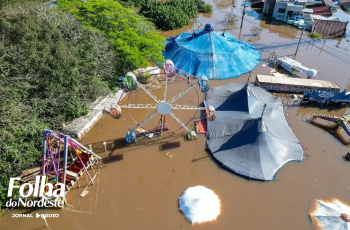 Quase 90% das cidades do RS foram atingidas pelas fortes chuvas
