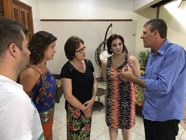 Sossella recebe pedido de apoio para construção de ginásio em escola de Sananduva 