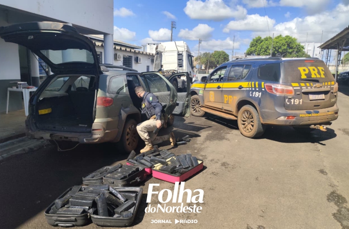 PRF prende casal com mais de 100 quilos de maconha após perseguição no RS