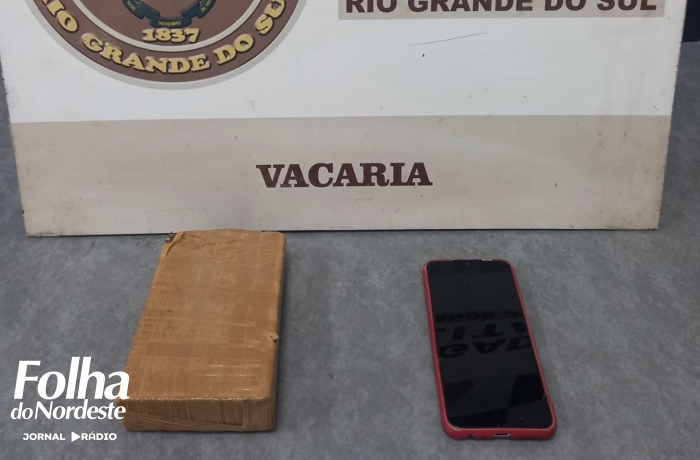 Homem é preso após tentar arremessar drogas para o Presídio de Vacaria