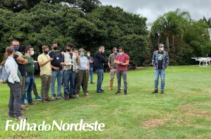 Técnicos da Fepam treinam com drones para uso em fiscalização, vistoria e licenciamento