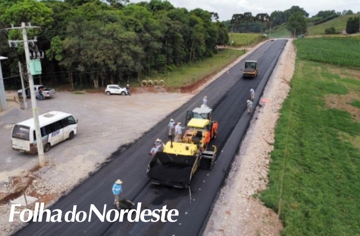 Obras de pavimentação avançam na ERS-126, no nordeste do RS