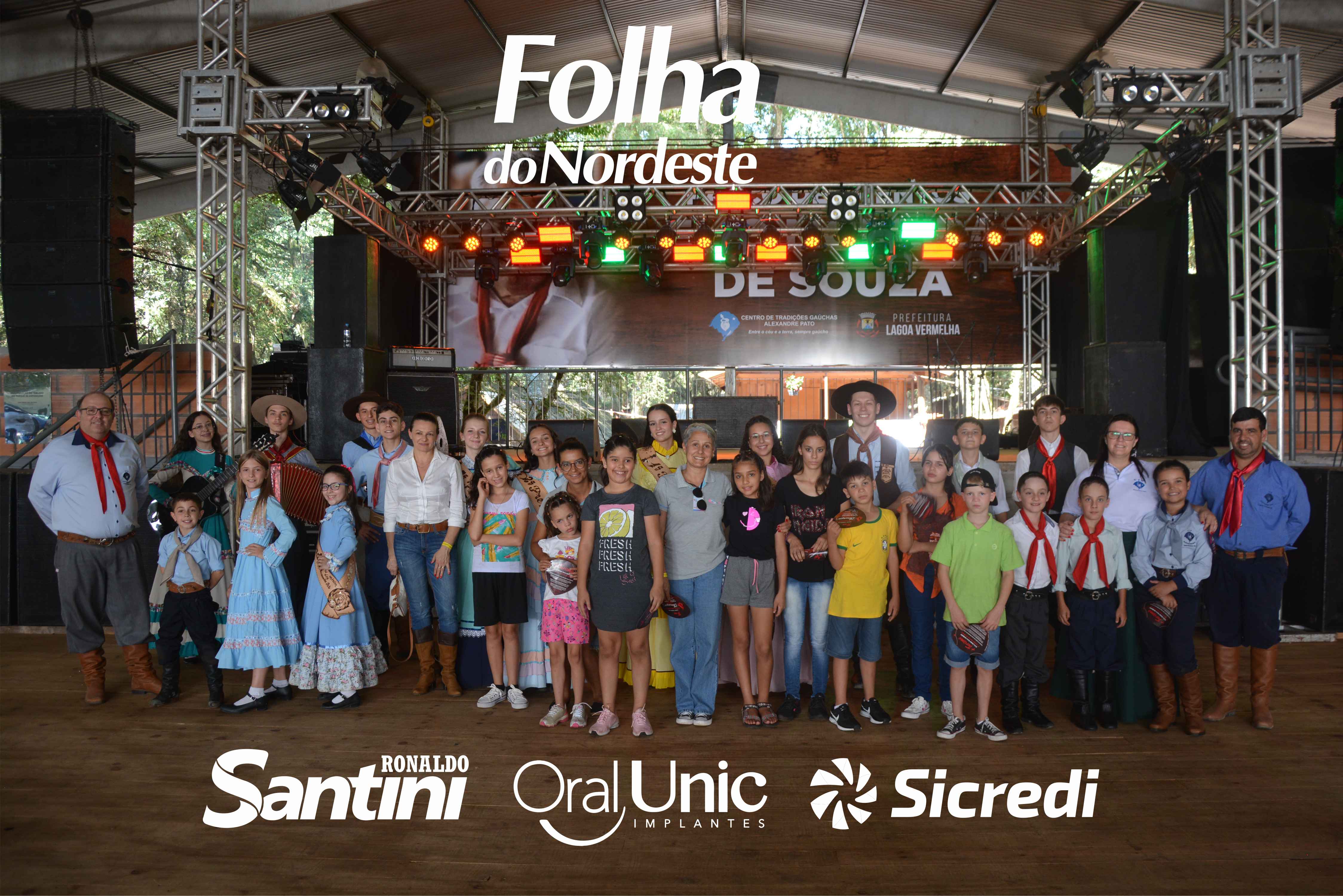 Crianças vivenciam a cultura gaúcha no Rodeio de Lagoa Vermelha