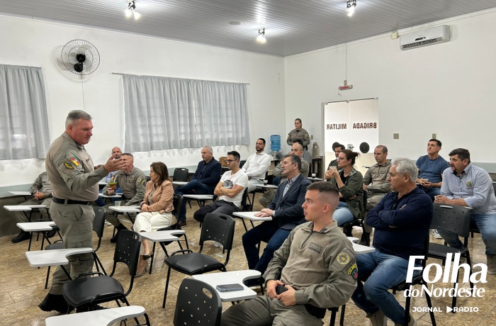 Prefeito participa de reunião técnica em Erechim para conhecer o Projeto Sentinela