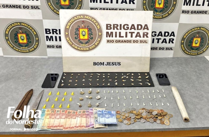Dupla é presa por tráfico de drogas em Bom Jesus