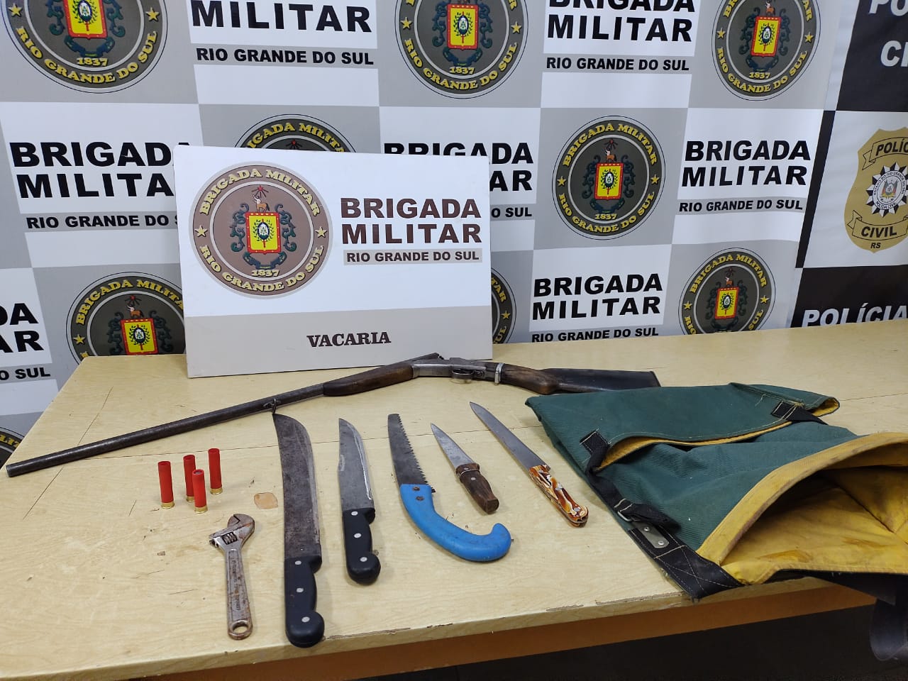 Brigada Militar efetua prisão de abigeatários de Vacaria que atuavam na região de Monte Alegre dos Campos e Bom Jesus