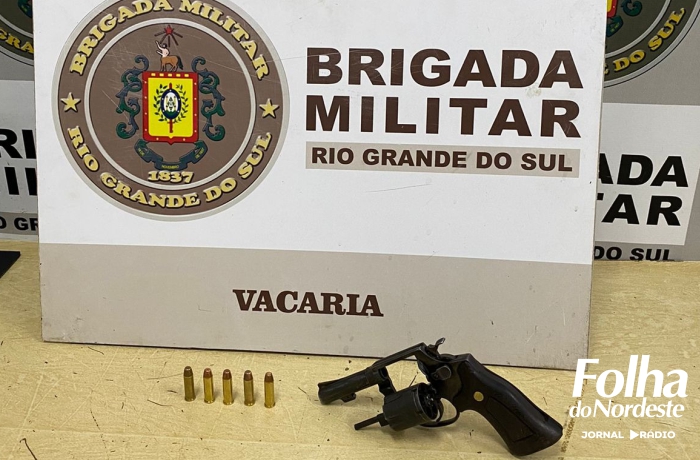 Brigada Militar realiza prisão por porte ilegal de arma de fogo