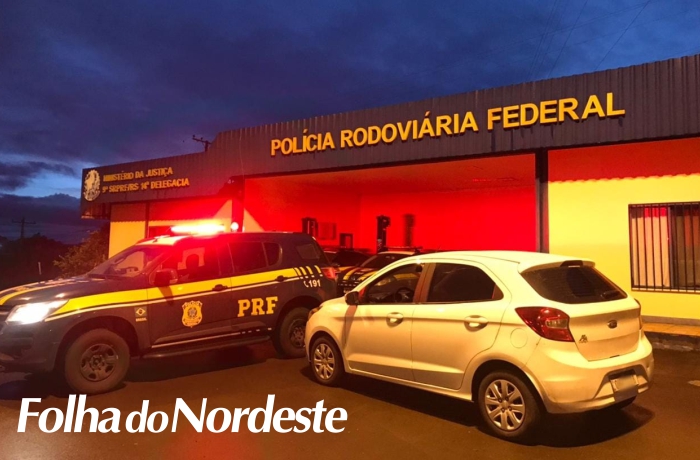 Polícia Rodoviária Federal prende homem com carro roubado 