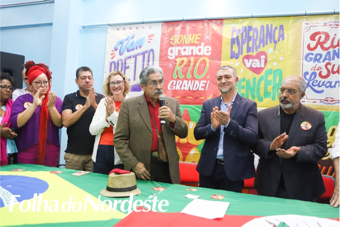 Olívio Dutra é anunciado ao Senado na chapa de Edegar Pretto