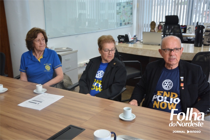Governador do Rotary 4700 visita o prefeito Eloir Morona